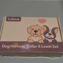 No Pull Dog Harness, Collar & Leash Set | Includes Dog Seat Belt, Collapsible Bowls & Poop Bag Dispenser. Ideal for Training, Walking, Hiking (Pink-M)