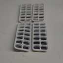 Ice Cube Trays 4 Pack, Airabc Silicone Ice Cube Trays with Removable Lid, Easy-Release Flexible 14-cube Ice Trays, LFGB Certified and BPA Free, Stackable Ice Trays with Covers for Cocktail, Freezer (Black)