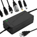 54.6V 5A Charger with 6-in-1 Plug for 48V Lithium Battery Such as Car Truck Lawn Mower Boat Marine Batteries (54.6V5A-(6-in-1 Plug))