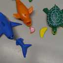 Wild Republic Mermaid Moveable Action Playset, Aquatic Animals, Kids Gifts, Water Toys, 9-Pieces
