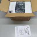 Bonsaii Safe Box with Electronic Keypad, Steel Security Lock Box with Key, 0.23 Cubic Feet, 9.06" W x 6.69" D x 6.69" H, Small Hidden Safe for Cash Jewelry