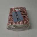 Wonnitar Moroccan Runner Rug 2x6, Washable Hallway Runner Rugs with Rubber Backing,Bohemian Geometric Kitchen Runner Non-Skid Soft Indoor Carpet for Bathroom Laundry Room (Brown,2'x6')