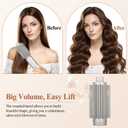 Upgraded Round Volumizing Brush for Shark Flex Style Attachment, Round Brush Compatible with Shark Flexstyle, Optimized Bristles for Smooth Styling Adds Volume Curls for All Hair Types