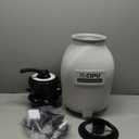 CIPU 12-inch Sand Filter System with 4-Way Valve Easy to Install for Above Ground Swimming Pools