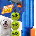 Nerf Dog Tennis Ball Blaster Dog Toy,12 Inch Translucent Blaster with 3 Balls