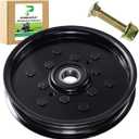 AUC16698 Idler Pulley Replaces AM106627 AM121602 Idler Pulley for John Deere 265 345 325 Z425 Z225 Z445 Z245 Z465 Z520 LT166 LT180 LT150 F525 X320 X300 GT235 Lawn Tractors