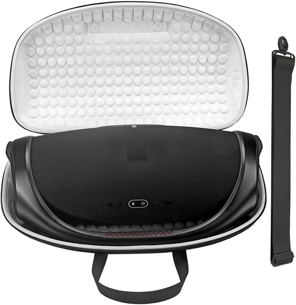Hard Carrying Case Compatible with JBL Boombox 3 / 2 Portable Bluetooth Speaker, Portable Fashion Travel Case (Grey+Black)