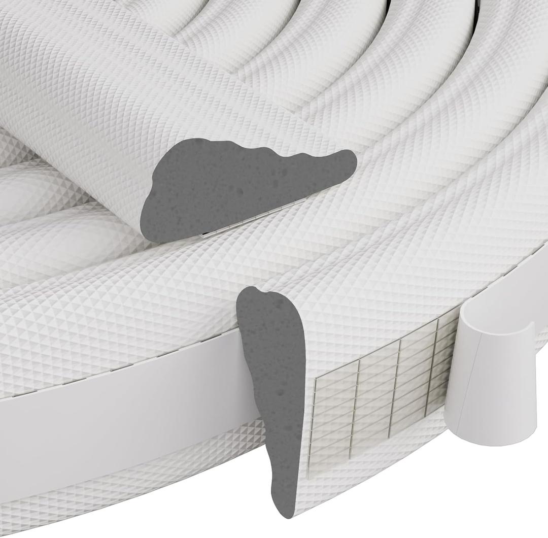 118 Inch Wedge-Shape Weather Stripping Door Seal,Windows and Doors Insulation for Winter,Self Adhesive Insulation Tape for Exterior Front Door,Noise Cancelling,Draft Seal Blocker,White