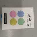 Air Tags for Android,Air Tags-4 Pack Android,Air Tracker Tags with 4 Case,2 Year Battery Life,Google Find Trackers for Google'S Find Hub App,IP65 Waterproof Luggage Tracker for Key,4 Colour