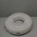 Eastrans 1" ID x 50ft High Pressure Braided Clear PVC Vinyl Tubing, Heavy Duty Reinforced Hose, BPA Free, Non-Toxic (50 Feet)