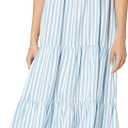The Drop Women's (Medium, Blue Bell Stripe)
