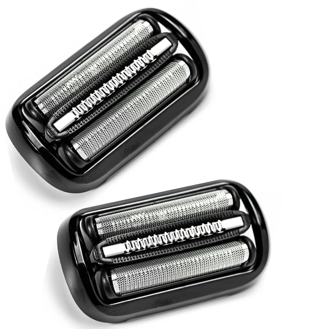 Pack of 2 Series 5 Series 6 53B Shaver Replacement Head Compatible with Braun S5 S6 Razors, Compatible with Braun S5 Replacement Head, for Series 5(New Gens) Razor 5020s, 5049cs, 6020s, 6072cc, 6090cc Etc