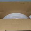 SpaceAid 7 Tier Rotating Shoe Rack Tower, Spinning Shoe Display Lazy Susan, Revolving 360 Shoe Rack Storage Round Carousel, Vertical Handbag Rotate Shoes Closet Organization (7-Tier White)