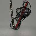 Car LED Strip Light, 24 LEDs RGB Interior Ambient Night Light Strip with USB Port, 12V Decorative Atmosphere Neon Lamp Strip for Sedan SUV Truck, Car Accessories (White, USB)