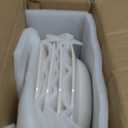 DOWAN Soup and Pasta Bowls Set of 4, White Porcelain Wide Rim Salad Plates, 20 Ounces, Microwave & Dishwasher Safe