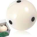 Pro-Cup Pool Cue Ball 2 1/4" 6 Black Dots AAA-Grade Regulation Size Pool Billiard Training Cue Ball(1 Pack)