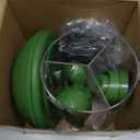 LONA Bird Feeders for Outdoors Hanging  3 Separate Compartments, 3 Feeding Ports, Weatherproof Dome & 3 Ways to Hang, Large Capacity for Cardinals/Finches (GreenPlus (MAX)