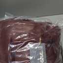 Bare Home Faux Fur Blanket - Ultra-Soft Luxurious - Cozy Warm Blanket for Couch, Sofa, Chair, Bed - Fuzzy Fluffy Super Soft - Decorative Bed Blanket, 60x47 inches (Throw, Black Cherry)