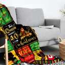 African American 40Th Birthday Gifts for Women, Positive Encouragement Inspirational Bday Gift Blanket 60"X50", 40 Year Old Birthday Gifts for Black Lady Women Mom Sister Friend