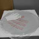 18 Inch LED 24W Adjustable 3000-5000K Black Double Drum Linen Fabric Shade Semi Flush Mount Close to Ceiling Light Fixture for Bedroom,Living Room,Dining Room Hallway