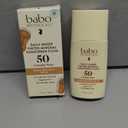 Babo Botanicals Daily Sheer Tinted Mineral Sunscreen Fluid SPF50 - Natural Zinc Oxide - Passion Fruit Oil - Golden-Hued Tint - Fragrance Free - Ultra-Lightweight - For Face - For all ages