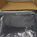 Large Printer Stand with 4 Fabric Drawers, Printer Table for Home Office, Corner Printer Cabinet with Storage (Black) 22"14.3" (Black)