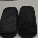 YOUFi Office Chair Arm Pads Extra Soft Velvet Arm Rest Covers for Elbows & Forearms Pressure Relief, Set of 2 Armrest Covers for Desk Chair, Gaming Chair (Black)