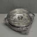 Steamer for Cooking, 5.0 Quarts Stainless Steel Steamer Pot, 2-Tier Food Steam Pots with Lid for Cooking Vegetables, Seafood, Soups, Stews and Pasta, 11 x 6.1 inch