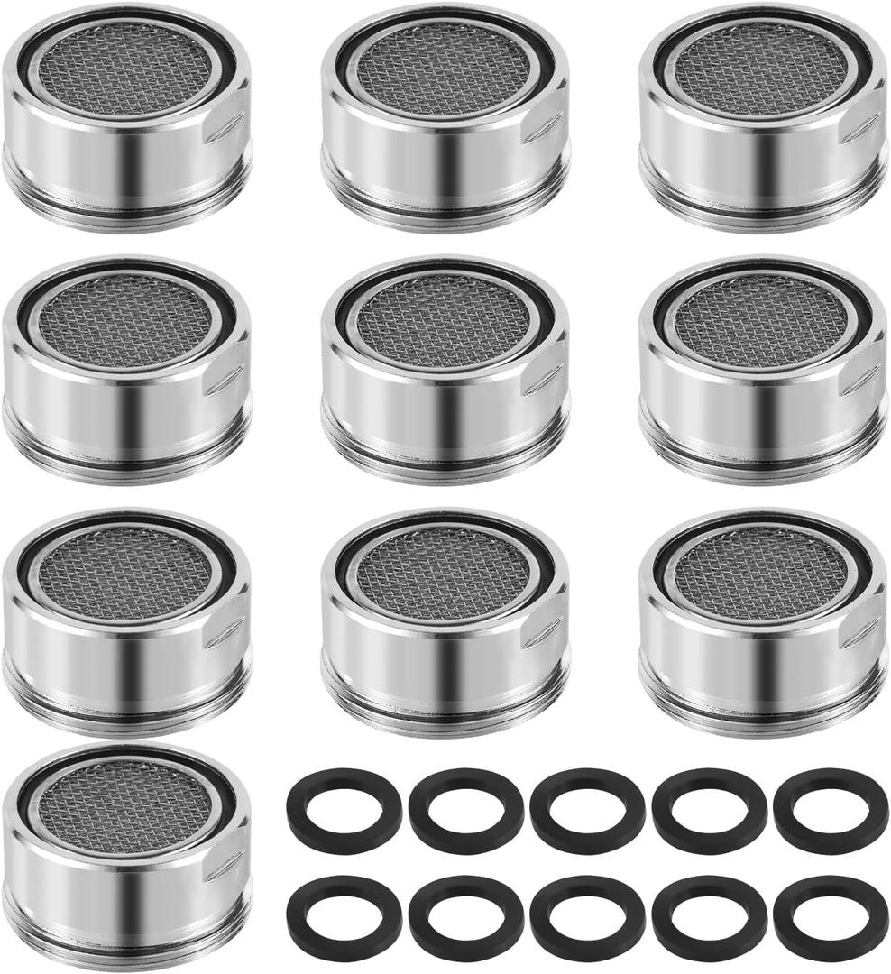 3 x 10pcs Faucet Aerators kit, Bathroom Brass 15/16 Inch Tap Filter with 10 Washers Sink Aerator Replacement Faucet Aerators Kitchen Faucet Aerator for Moen