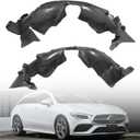 SecosAutoparts 2Pcs Splash Shield Fender Liner Set Inner Front Driver & Passenger Side Compatible with Mercedes-Benz CLA250 2014-2019 Replace# 2466900100, 2466900200, MB1248175, MB1249175