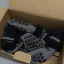 Kuoser Non Slip Dog Socks for Hardwood Floors,4Pack Anti-Slip Dog Grippy Socks to Prevent Licking Paws,Dogs Booties Paw Protectors with Double-Sided Traction for Small Medium Large Senior Dogs,Gray M (M(Length: 6.3"))