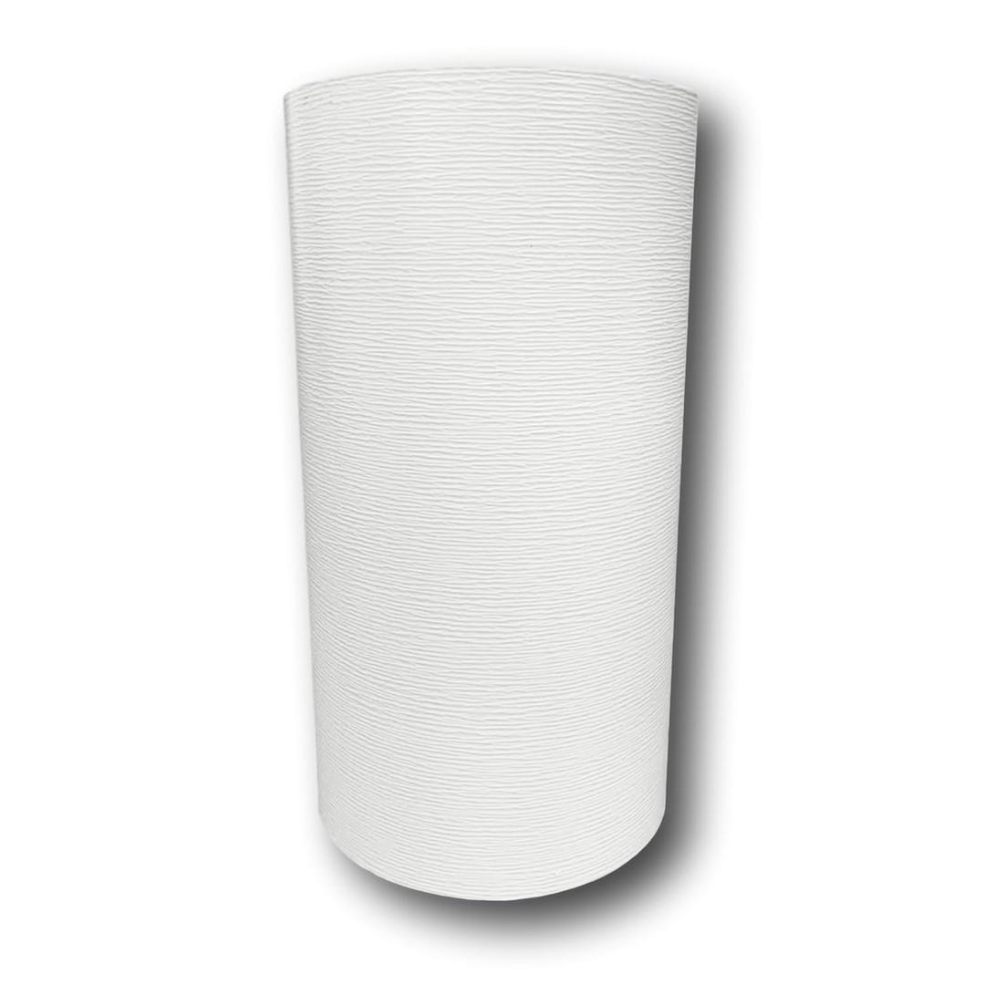 Eagle 1 Aluminum/Vinyl Siding Coil (Multiple Sizes) Each Roll Includes Free 1.25" Matching Stainless Steel Trim Nails - Fascia Cover- Aluminum Flashing Roll (8" x 50 FT, White Woodgrain)