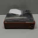 WOCKODER Vintage Record Players for Vinyl with Speakers Belt-Driven Retro Turntable LP Player Support 3-Speed, Bluetooth Playback, AUX-in, Headphone, RCA All-in-one Auto Stop Phonograph Wooden Brown