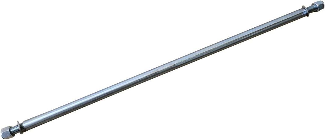 Axle 1" Diameter 36" Steel Axle Rod With 1" to 3/4" Step-Down & 3/4-16 Fine Thread 1/4" Keyway For ATV Go-Karts Quads Dune Buggies