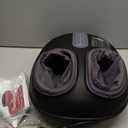 Foot Massager with Heat, Compression, Shiatsu Foot Massager Machine with Remote, Auto-Off Timers, Foot Warmer for Home Office, Up to Size 14,Black