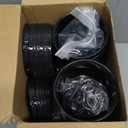 24 Set / 96 Pcs Christian Church Gifts Plastic Cups with Bible Verse Pens Keychains Notebooks for Women Men Volunteer Christian Party Gifts (Black)