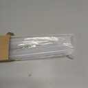 Replacement Silicone Straws for Stanley 40 oz Adventure Tumbler, 6 Pack Reusable Food Grade Silicone Straws with Cleaning Brush, Can be Cut Off  for Stanley Cup 40 oz Water Jug Accessories, 12" Long (Transparent)