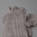 Lunette Printed Faux Linen Grommet Curtain Panel 52" x 95" in Taupe