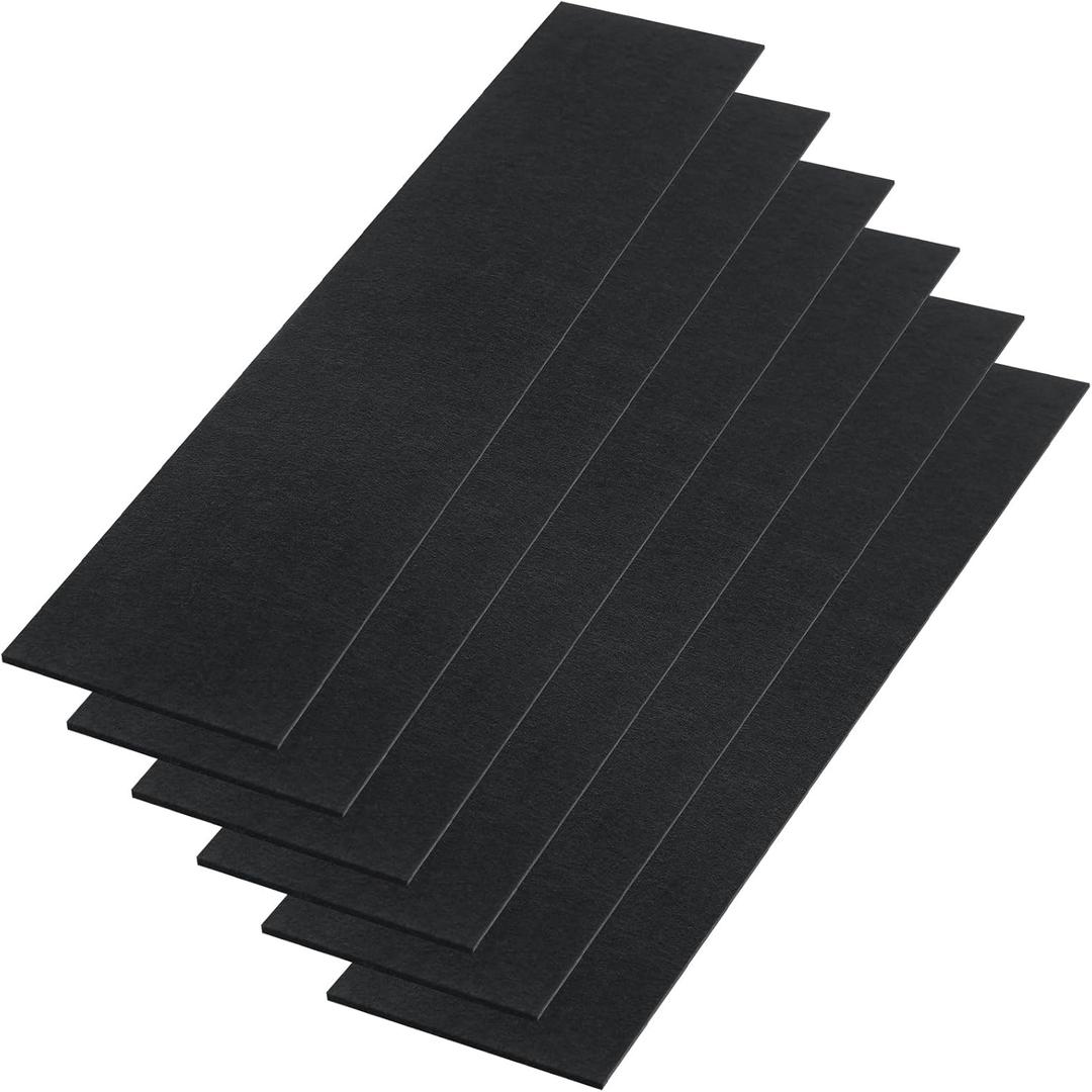 6 Pcs 12-Cell Replacement Capillary Mats, Self Watering Seed Starting Tray Watering Mat for Indoor Greenhouse Gardening (18.5 x 3.54 Inches)
