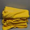 NICETOWN Bedroom Blackout Curtain Panels - (Bright Yellow Color) 52 x 120 inch, 2 PCs, Insulating Energy Saving Solid Rod Pocket Blackout Drapes for Hall, Villa