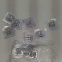 vilihkc 40pcs Double Sided Adhesive Hooks Wall Hooks for Hanging,Self Adhesive Hooks for Bathroom Kitchen Office Hanging(20set)