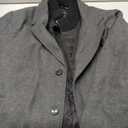 DOCKERS Men's Henry Wool Blend Top Coat (X-Large Tall, Charcoal Herringbone)