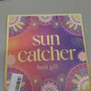 Cross Wildflower Sunset Suncatcher Sun Catchers Indoor Window Gifts 7.8"