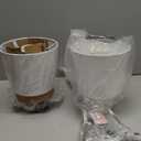 Sucolite Small 11.8" Table Lamps Set of 2, Bedside Nightstand Lamps for Bedroom Kids Room, Cute Desk Lamps with Studded Texture Base for Reading Nursery Living Room Office, White