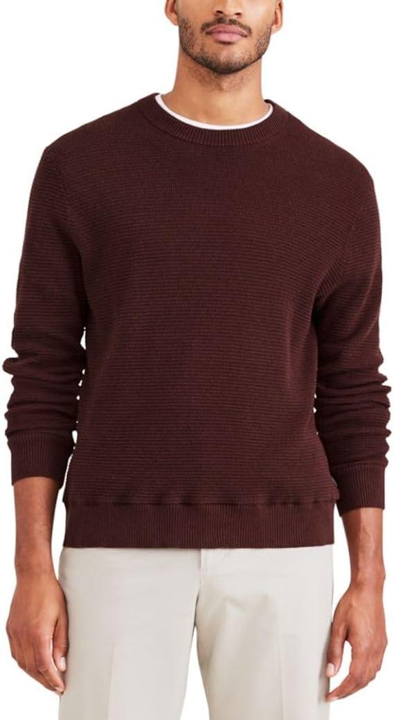 Dockers Men's Regular Fit Long Sleeve Crewneck Sweater
 (Regular Fit), L