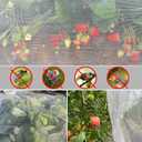 Garden Netting, 10'x20' Ultra Fine Insect Netting for Plants Trees Vegetables, Mesh Protection Netting Fruits Flowers Crops Greenhouse Row Covers Raised Beds Bug Screen Barrier Net