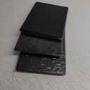 Restaurant Menu Covers Holders 8.5" X 11" | Pack of 3 Synthetic Leather Single View Menu Holder Covers Book Style with Angled Corners Black for Wine List