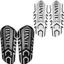 Shin Guards - Soccer Shin Guards with Cushion Protection for Kids/Adults (Medium, Black and Whtie,Shin Pads 2 Pairs)