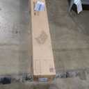 PVWIIK Upholstered Queen Platform Bed with Soft Fabric for Bedroom, Living Room, Solid Wood Bedframe w/ Wood Slat Support, Easy to Assemble, No Box Spring Needed, Grey