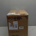 POWWA Stand Mixer, POWWA 6.5 QT 10 Speeds Tilt-Head Electric Stand Mixer, 3-In-1 Kitchen Mixer with Bowl, Dough Hook, Whisk and Beater, Food Mixer for Baking and Daily Use (Black White)